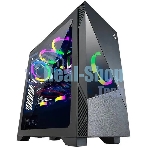 Компьютерный корпус Azza Eclipse черный без БП ATX 9x120мм 5x140мм 2xUSB 2.0 1xUSB 3.0 audio bott PSU