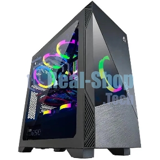 Компьютерный корпус Azza Eclipse черный без БП ATX 9x120мм 5x140мм 2xUSB 2.0 1xUSB 3.0 audio bott PSU