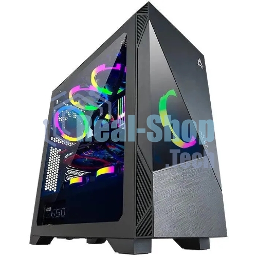Компьютерный корпус Azza Eclipse черный без БП ATX 9x120мм 5x140мм 2xUSB 2.0 1xUSB 3.0 audio bott PSU