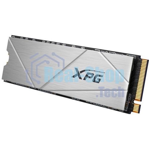 Накопитель SSD ADATA XPG GAMMIX S60, 512Gb, PCIe 4.0 x4, M.2 2280, NVMe, R/W 4700/1700, с радиатором