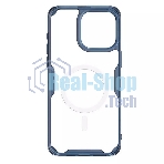 Чехол Nature TPU Pro Magnetic Case, синий, (AP IP15 Pro Max)