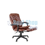 Кресло Бюрократ T-9950MSG-F/BROWN-PU коричневый, экокожа