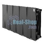Радиатор биметаллический Royal Thermo PianoForte 300 черный - 10 секц.