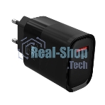 Сетевое зарядное устройство MORE CHOICE (4620202553416) NC09m 1USB 3.0A QC3.0 15W, черный