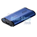 Внешний SSD ADATA External SE880, 500Gb, USB 3.2 Gen2 Type-C, R/W 2000/2000 MB/s, синий