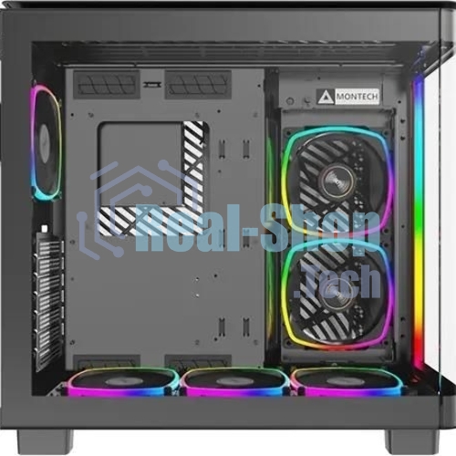 Компьютерный корпус Montech King 95 PRO черный без БП ATX 4x120мм 2x140мм 2xUSB3.0 1xUSB3.1 audio bott PSU
