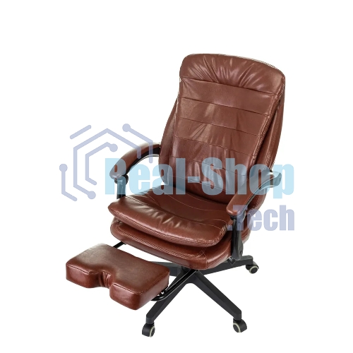 Кресло Бюрократ T-9950MSG-F/BROWN-PU коричневый, экокожа