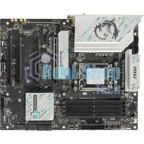 Материнская плата MSI B850 GAMING PLUS WIFI SocketAM5 AMD B850 4xDDR5 ATX AC`97 8ch(7.1) 5Gigabit RAID+DP