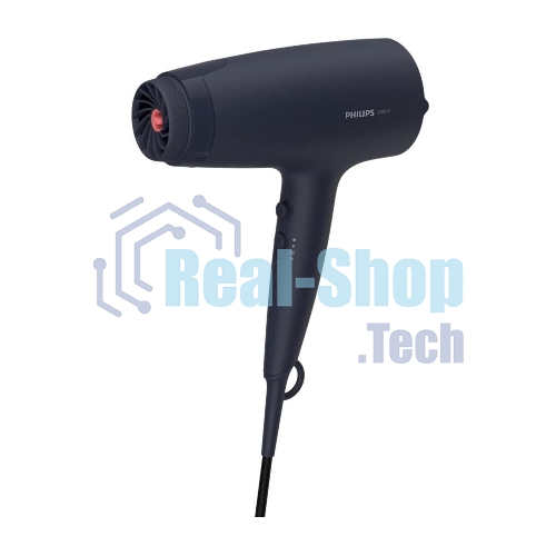 Фен Philips BHD360/20 черный/синий, 2100 Вт, ионизация