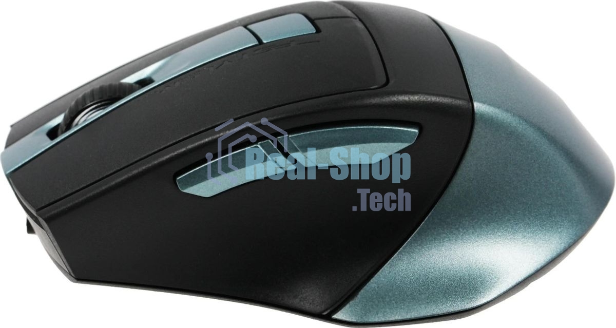 Мышь беспроводная A4Tech Fstyler FB35C зеленый/черный, 2000 dpi, радиоканал, Bluetooth, USB, кнопки - 6