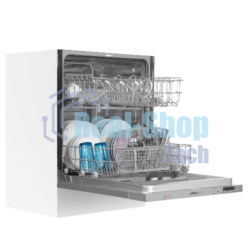 Встраиваемая посудомоечная машина HOMSair DW64E, серебристый, 59.8 см, 12 компл., 49 дБ, класс A++