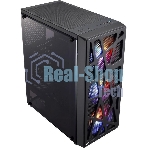 Компьютерный корпус Aerocool/Formula MANA черный без БП ATX 6x120мм 2xUSB 2.0 1xUSB 3.0 audio bott PSU