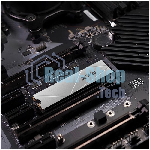 Накопитель SSD ADATA XPG GAMMIX S60, 512Gb, PCIe 4.0 x4, M.2 2280, NVMe, R/W 4700/1700, с радиатором