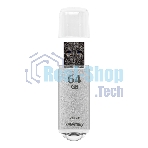 Флешка USB Smartbuy V-CUT SILVER (SB64GbVC-S3), 64Gb, USB 3.0, R/W 75/25, серебристый