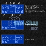 Источник бесперебойного питания (инвертор, синус, для котла) ExeGate SineTower SN-600.LCD.AVR.2SH 600VA/360W, чистая синусоида, LCD дисплей, AVR, 2*Schuko, линейно-интерактивный, черный
