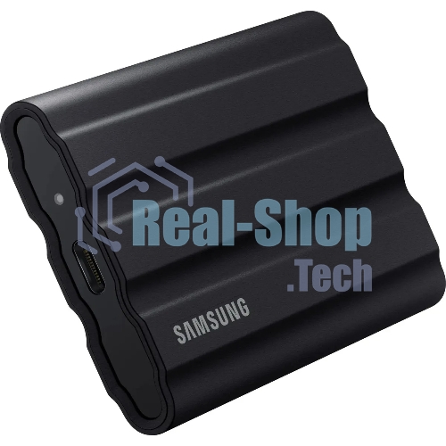 Внешний SSD Samsung T7 Shield, 4TB, USB 3.2 Gen 2 Type-C, R/W 1050/1000, черный