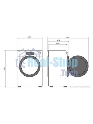 Стиральная машина Candy Smart Pro Inverter CSO4 276TWMB-07 белый, загрузка фронтальная 7 кг, 1200 об/мин., класс: А