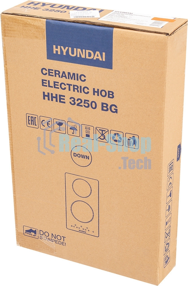 Варочная панель Hyundai HHE 3210 BG черный