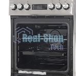 Плита электрическая Beko FSM57300GX черный, конфорок 4 шт, духовка 55 л, 50 см x 85 см x 60 см