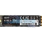 Накопитель SSD Silicon Power P34A60, 1Tb, PCIe 3.0 x4, M.2 2280, NVMe, R/W 2200/1600