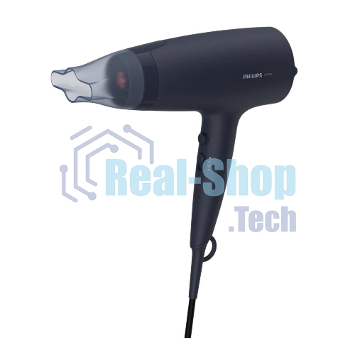 Фен Philips BHD360/20 черный/синий, 2100 Вт, ионизация