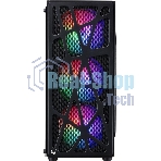 Компьютерный корпус Aerocool/Formula MANA черный без БП ATX 6x120мм 2xUSB 2.0 1xUSB 3.0 audio bott PSU
