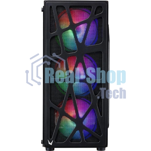 Компьютерный корпус Aerocool/Formula MANA черный без БП ATX 6x120мм 2xUSB 2.0 1xUSB 3.0 audio bott PSU