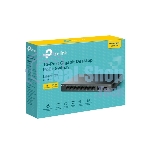 Коммутатор настольный TP-Link LS1210GP с 9 гигабитными портами (8 портов PoE+) и портом SFP