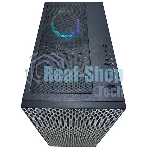Компьютерный корпус Azza Hive черный без БП ATX 8x120мм 5x140мм 2xUSB 2.0 1xUSB 3.0 audio bott PSU