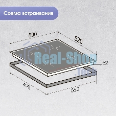 Индукционная варочная панель Zigmund & Shtain CI 61.6 B черный