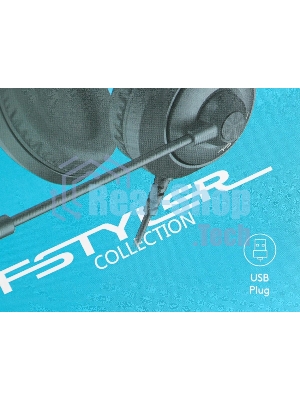 Гарнитура A4Tech Fstyler FH100U чёрный, проводная