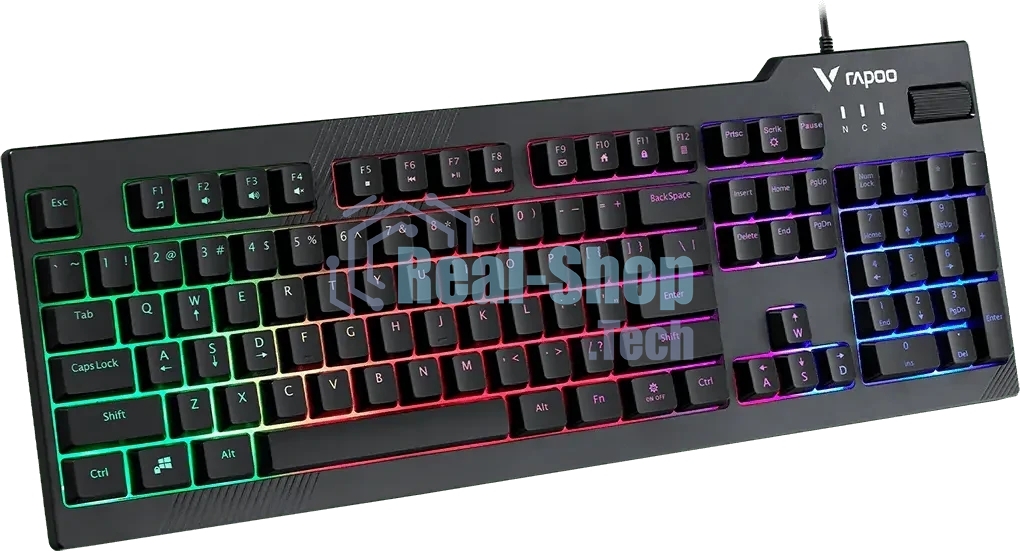 Клавиатура Rapoo V50S проводная, USB Type-A, чёрный