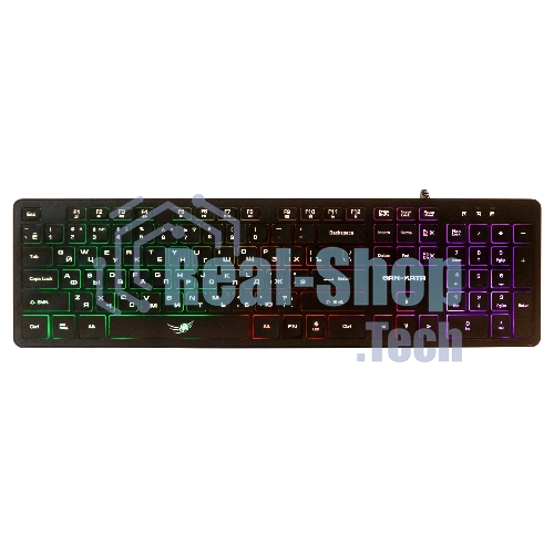 Комплект клавиатура+мышь Dialog Gan-Kata KMGK-1707U проводной, USB, 1600 DPI, чёрный