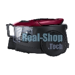Пылесос Samsung VC18M31A0HP бордовый/черный, 380/1800 Вт, уборка сухая, пылесборник контейнер 2 л