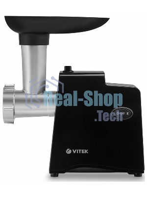 Мясорубка электрическая Metropolis Vitek VT-3644 черный, 2000 Вт, 1.8 кг/мин, реверс, насадки - 1