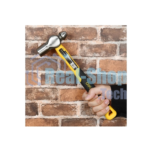 Рихтовочный молоток Deli DL443016 450 гр Фибергласовая рукоять