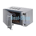 Микроволновая печь BBK 20MWG-733T/BS-M серебристый, 20 л, 700 Вт, переключатели - тактовый механизм, кнопки