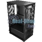 Компьютерный корпус Bloody BD-CC114 черный без БП ATX 8x120мм 1xUSB 2.0 1xUSB 3.0 audio bott PSU