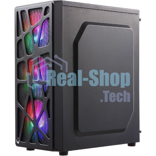 Компьютерный корпус Aerocool/Formula MANA черный без БП ATX 6x120мм 2xUSB 2.0 1xUSB 3.0 audio bott PSU