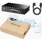 Коммутатор Cudy GS1005PTS1, 5×1 Гбит/с, 1×1 Гбит/с SFP