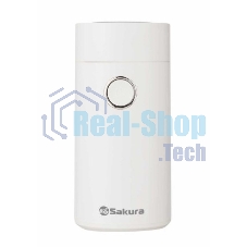 Кофемолка Sakura SA-6171W 200 Вт, 50 г, белый Кофемолка Sakura SA-6171W 200 Вт, 50 г, белый