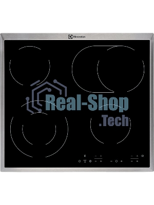 Электрическая варочная поверхность Electrolux EHF6346XOK, 4 конфорки, с зоной расширения, стеклокерамика, 7000 Вт