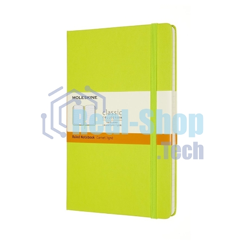 Блокнот Moleskine CLASSIC QP060C2 Large 130х210 мм, 240 страниц, линейка, твердая обложка, лайм