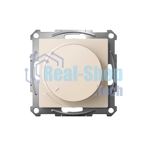 Светорегулятор (диммер) SE AtlasDesign беж, повор-нажим, LED, RC, 400 Вт, мех.