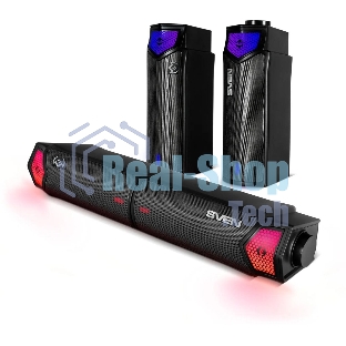 Саундбар мини SVEN SB-G1450, черный (10 Вт, питание USB, Bluetooth, подсветка)