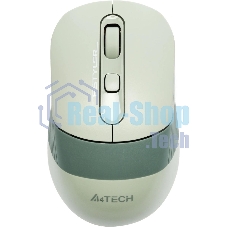 Мышь беспроводная A4Tech Fstyler FB10C зеленый, 2000 dpi, радиоканал, Bluetooth, USB, кнопки - 4