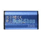 Внешний SSD ADATA External SE880, 500Gb, USB 3.2 Gen2 Type-C, R/W 2000/2000 MB/s, синий