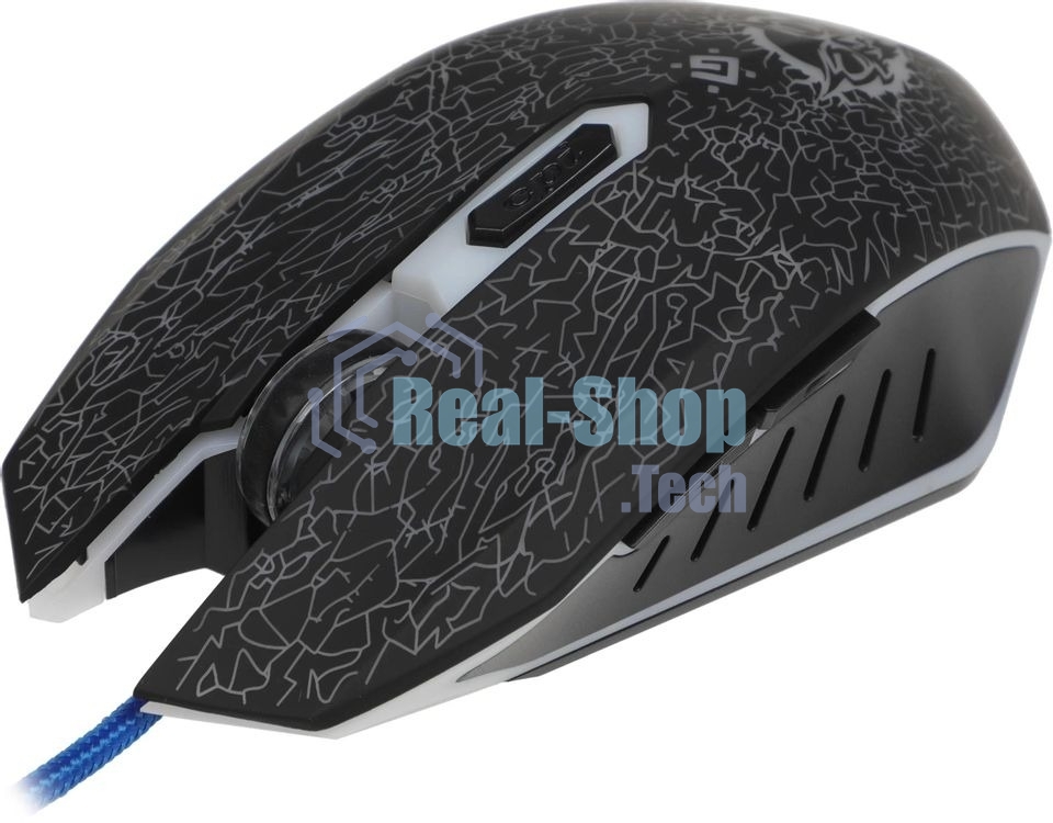 Мышь проводная Defender Shock GM-110L черный, 3200 dpi, USB, кнопки - 6
