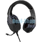 Гарнитура Oklick HS-L600G чёрный, проводная, USB, подсветка