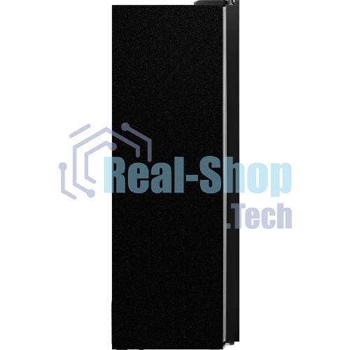 Холодильник Maunfeld MFF177NFB Slim Inverter черный двухкамерный 352/198л морозилка слева, No Frost, Side by Side